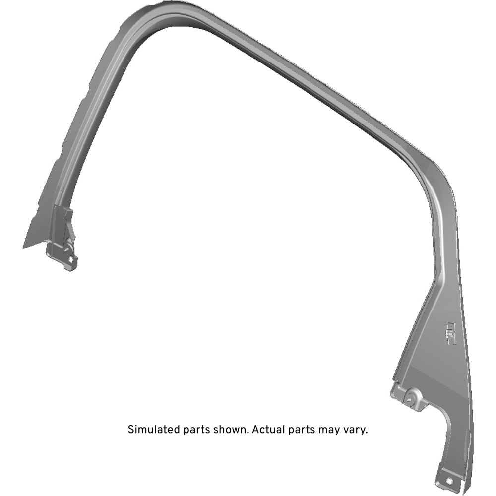 GM Genuine Parts Rear Driver Side Door Window Garnish Molding