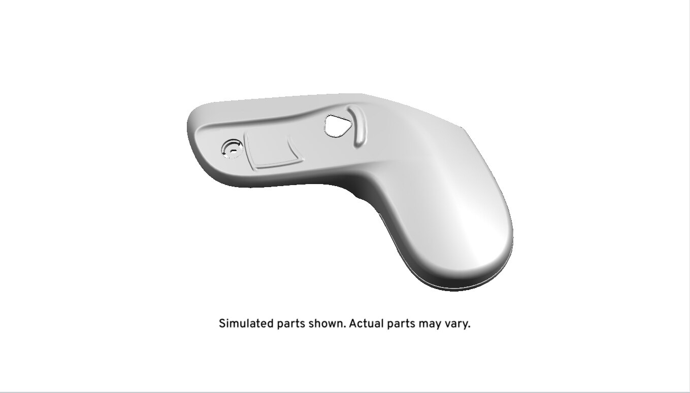 GM Genuine Parts Light Neutral Rear Passenger Side Seat Recliner Outer Finish Cover