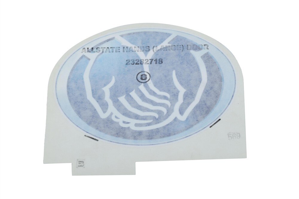 GM Genuine Parts Front Side Door Allstate Good Hands Decal (Large)