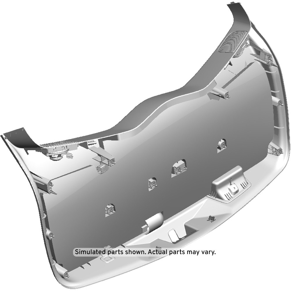 GM Genuine Parts Shale Liftgate Lower Trim Finish Panel