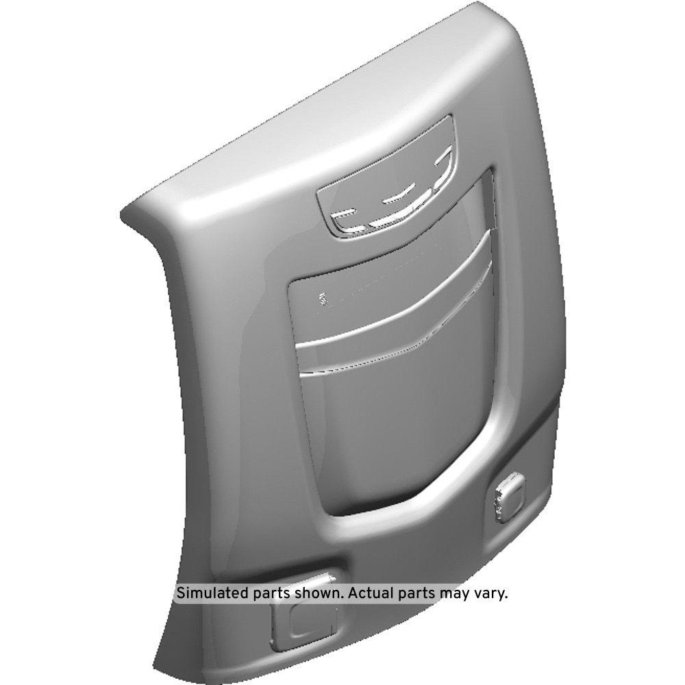 GM Genuine Parts Jet Black Front Floor Console Rear Trim Panel