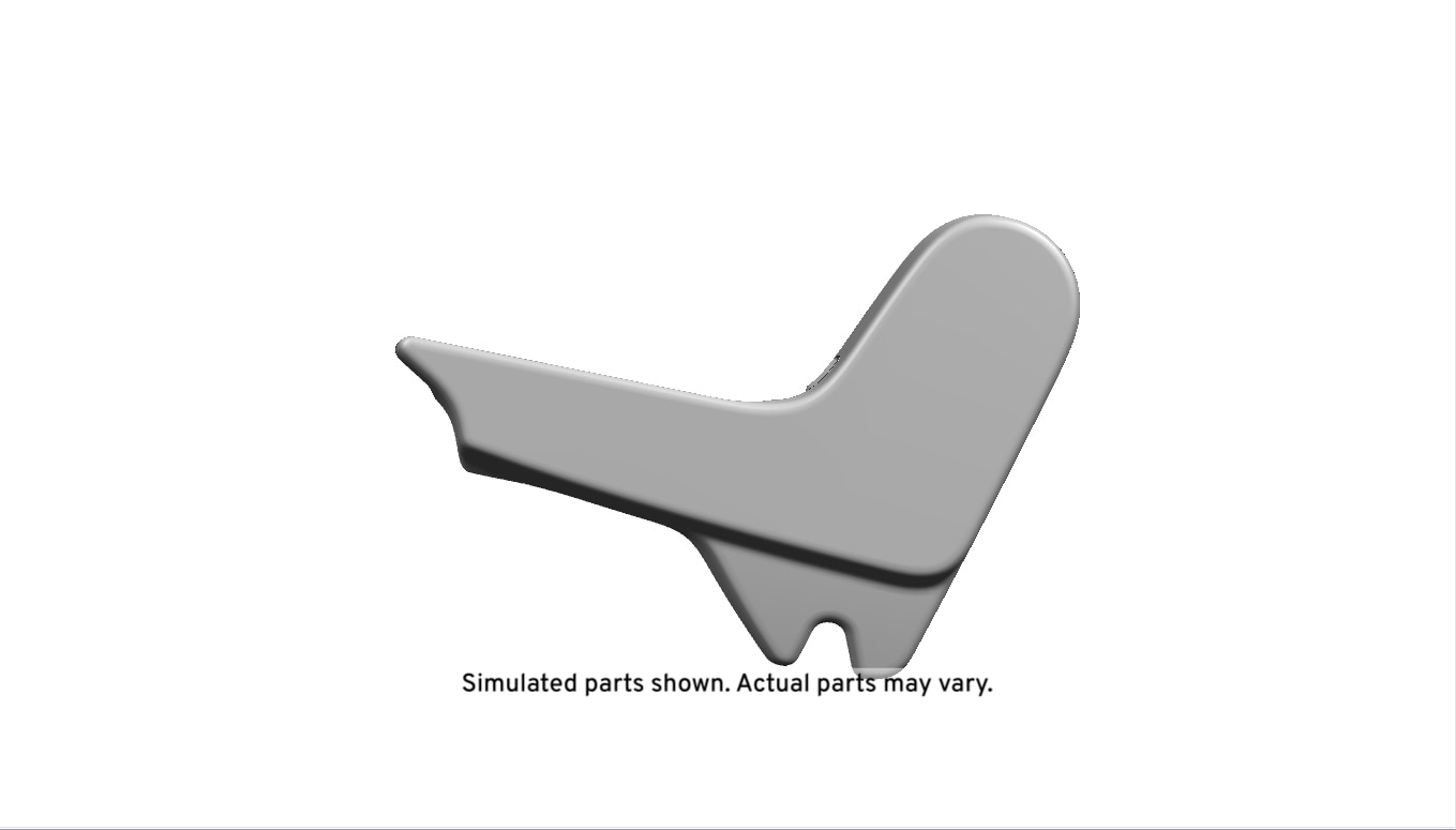 GM Genuine Parts Maple Sugar Rear Seat Frame Inner Finish Cover