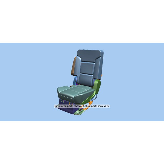 GM Genuine Parts Jet Black Rear Driver Side Seat