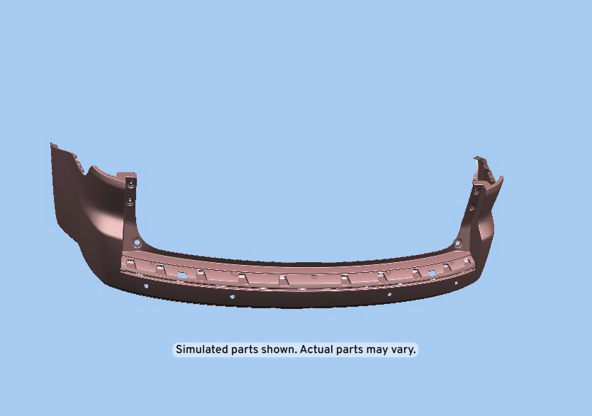 GM Genuine Parts Rear Upper Bumper Cover