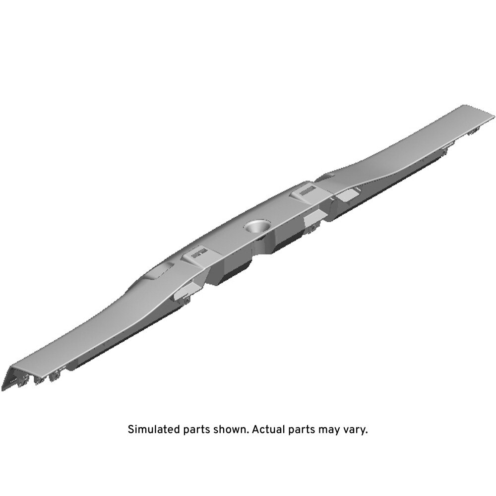 GM Genuine Parts Black Rear Compartment Closeout Upper Panel