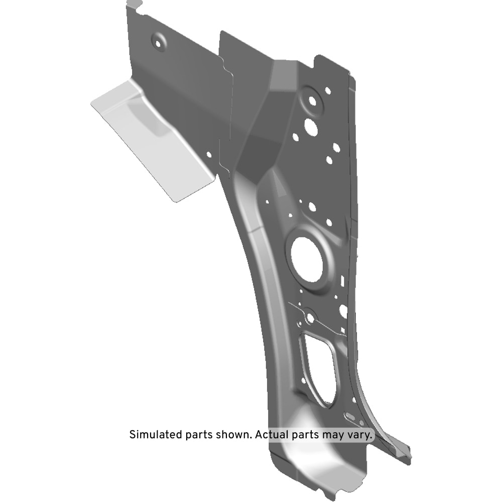 GM Genuine Parts Driver Side Body Hinge Pillar Inner Panel