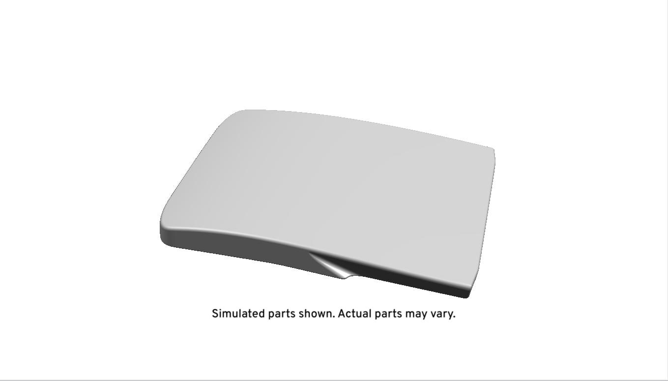 GM Genuine Parts Jet Black Front Seat Cushion Center Cover