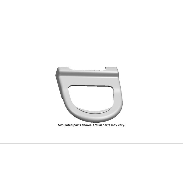 GM Genuine Parts Dark Ash Gray Front Center Seat Armrest Hinge Finish Inner Cover