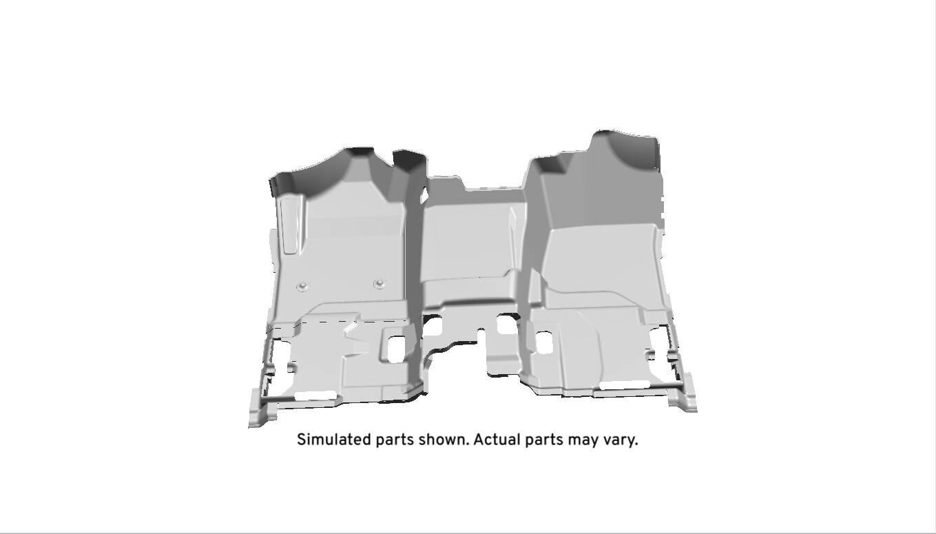 GM Genuine Parts Cocoa Floor Panel Carpet
