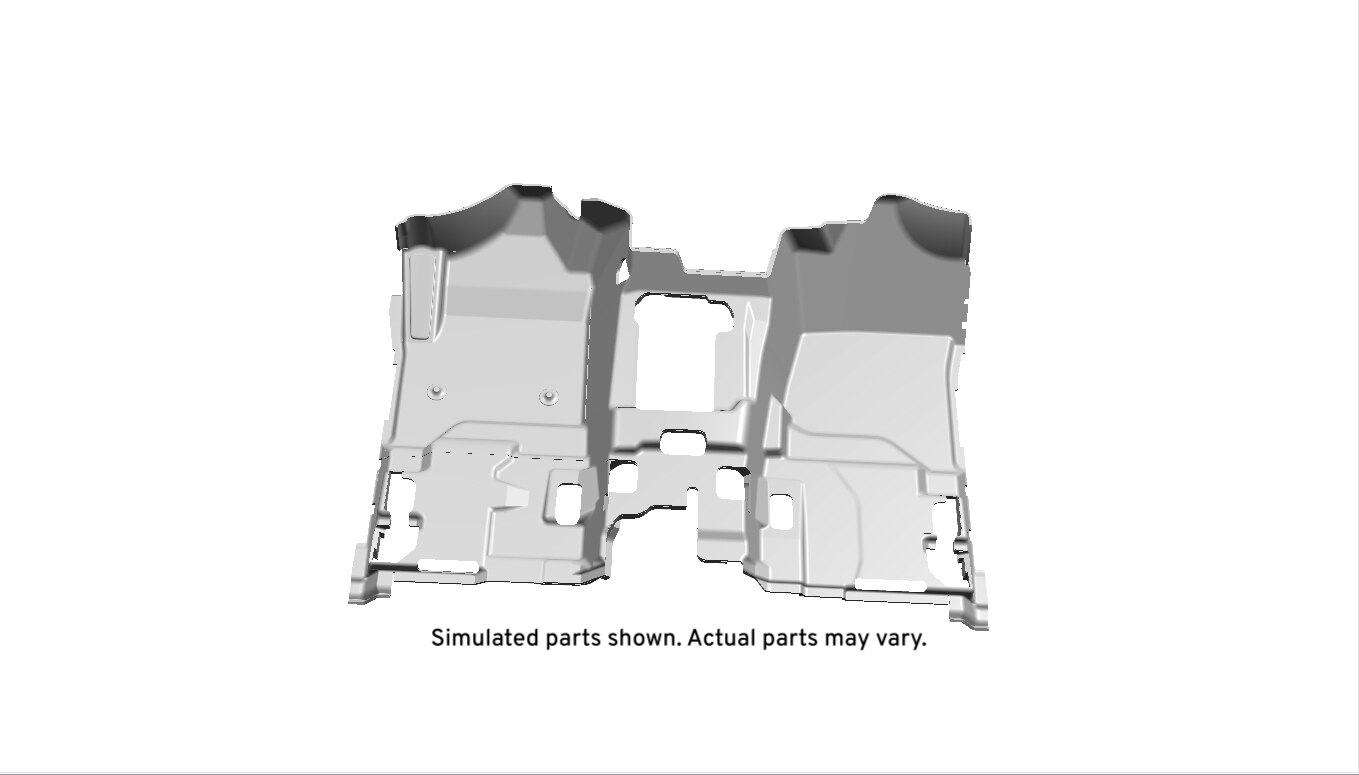 GM Genuine Parts Cocoa Floor Panel Carpet