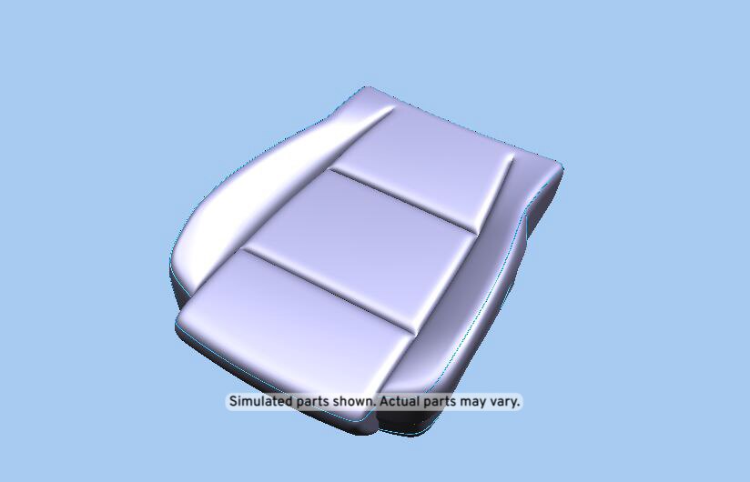 GM Genuine Parts Light Platinum Driver Seat Cushion Cover