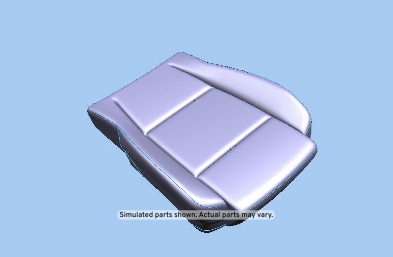 GM Genuine Parts Light Platinum Passenger Seat Cushion Cover