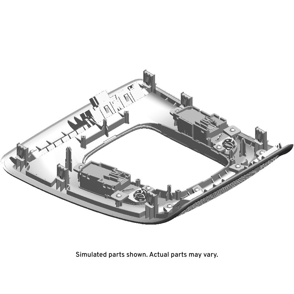 GM Genuine Parts Light Platinum Roof Console