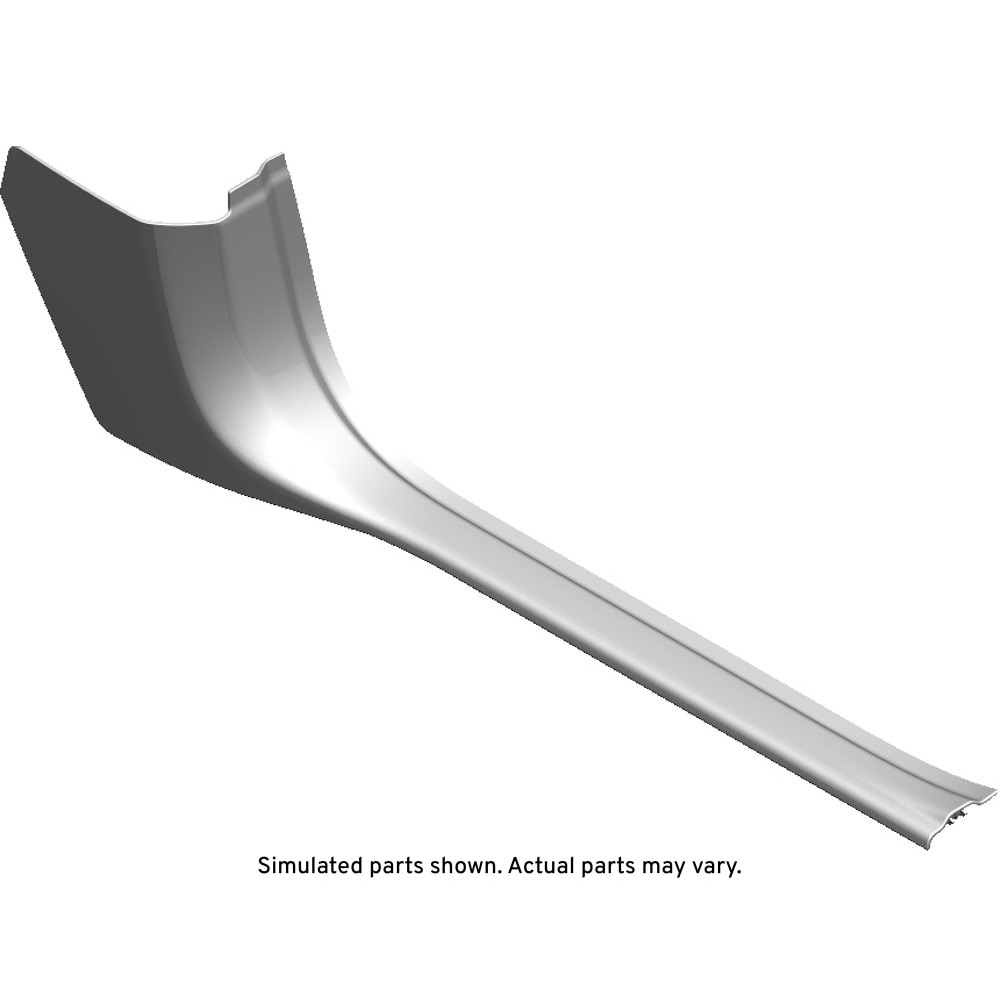 GM Genuine Parts Dark Ash Gray Front Passenger Side Door Sill Trim Plate