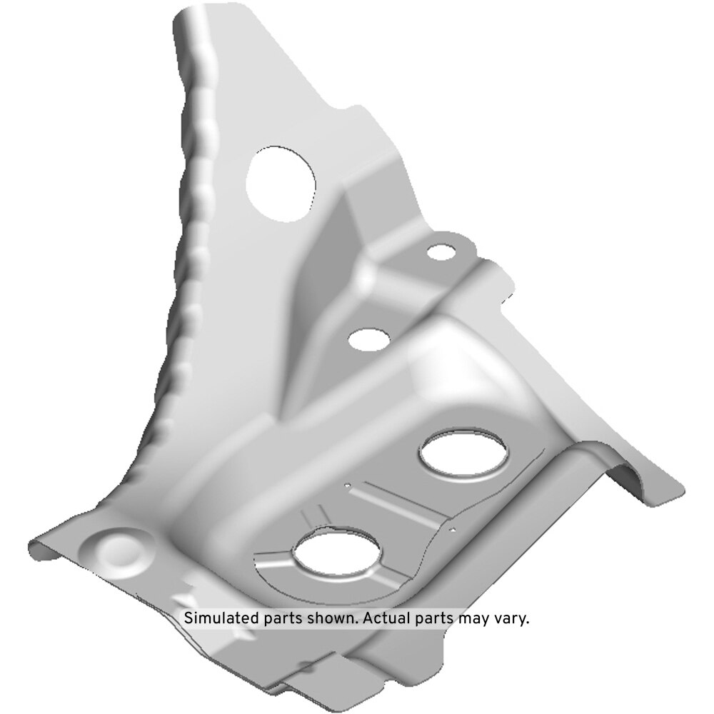 GM Genuine Parts Driver Side Underbody Rail Number 1 Outrigger