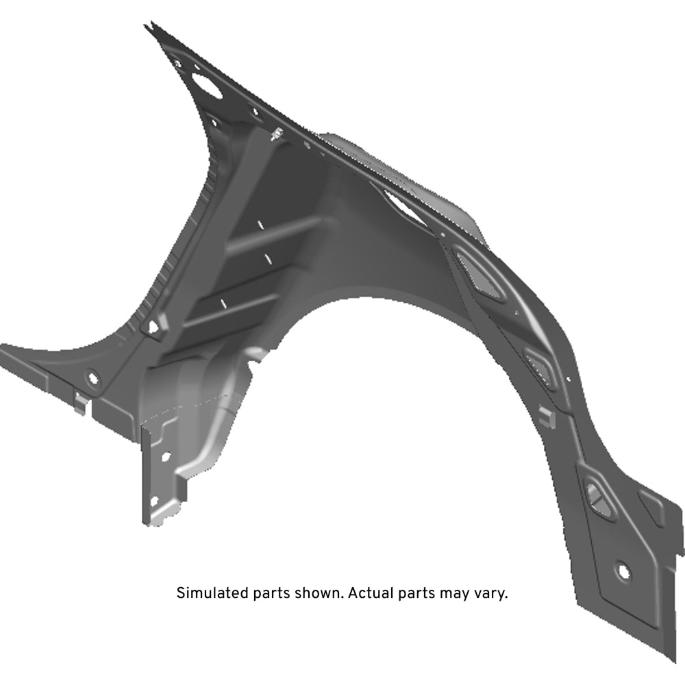 GM Genuine Parts Passenger Side Quarter Inner Panel