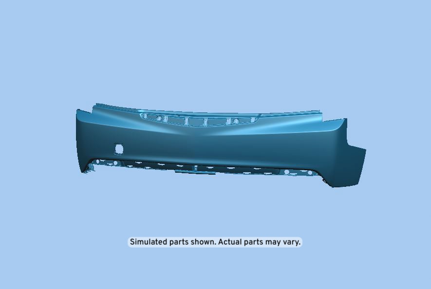 GM Genuine Parts Rear Upper Bumper Cover