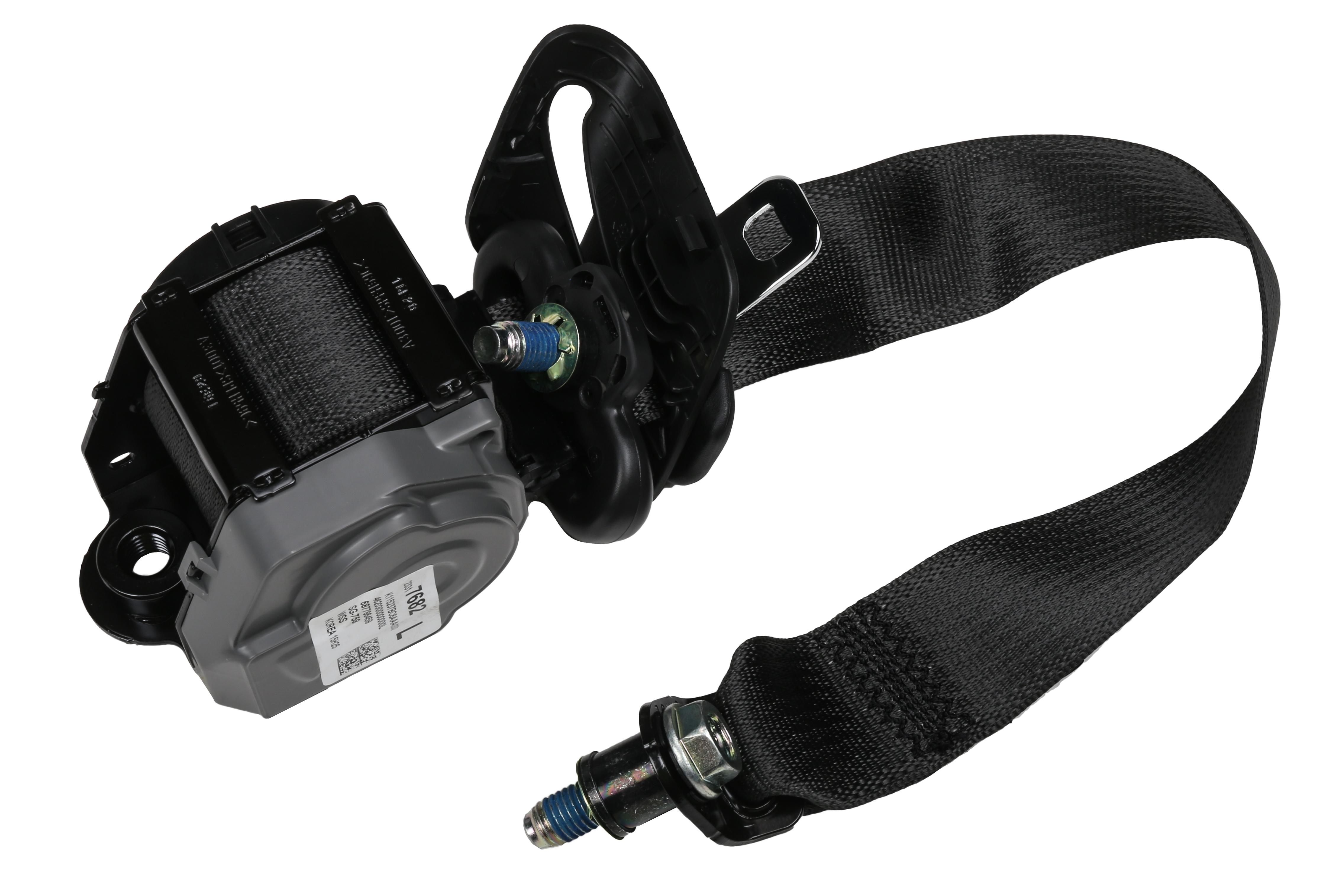 GM Genuine Parts Jet Black Rear Driver Side Seat Belt with Retractor