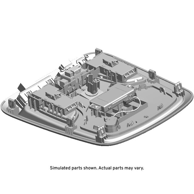 GM Genuine Parts Jet Black Roof Console