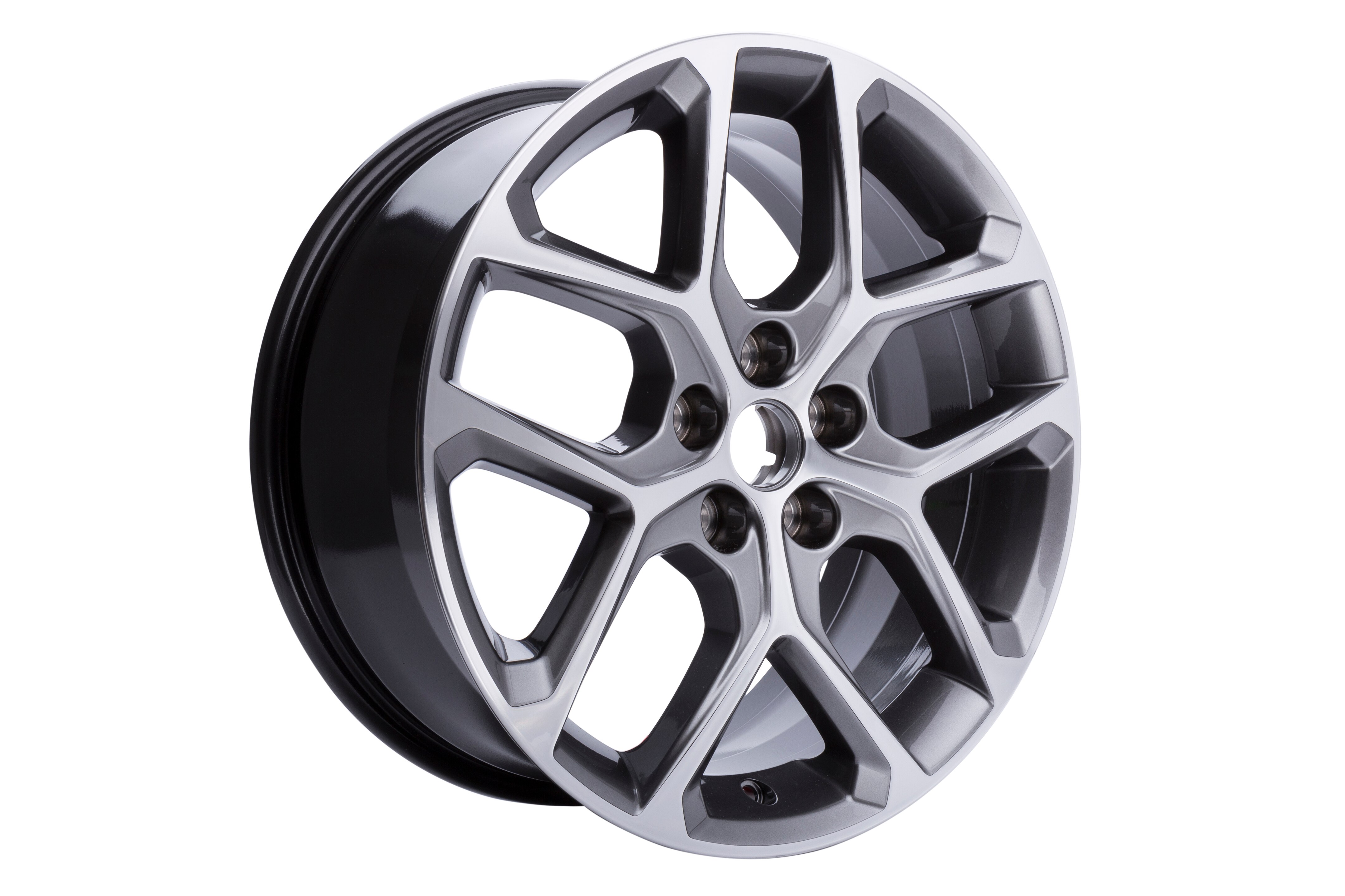 Chevrolet 17x7.5-Inch Aluminum 5-Split-Spoke Wheel in