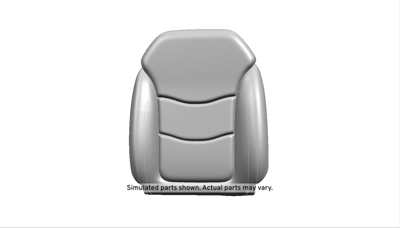 GM Genuine Parts Dark Ash Gray Driver Seat Back Cushion Cover