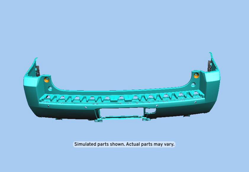 GM Genuine Parts Rear Upper Bumper Cover