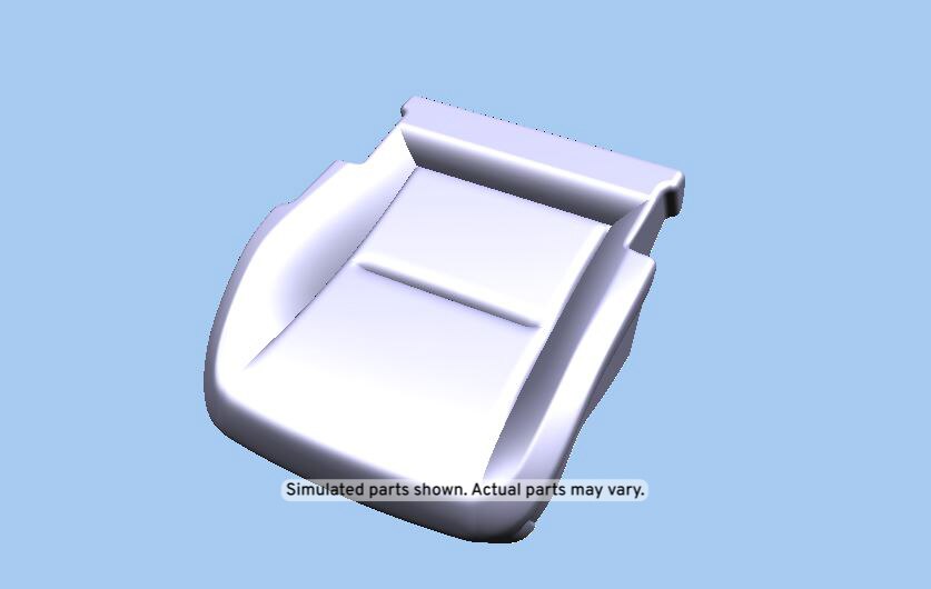 GM Genuine Parts Medium Titanium Driver Seat Cushion Cover