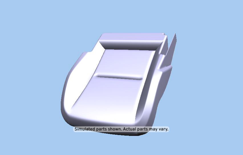 GM Genuine Parts Medium Titanium Passenger Seat Cushion Cover
