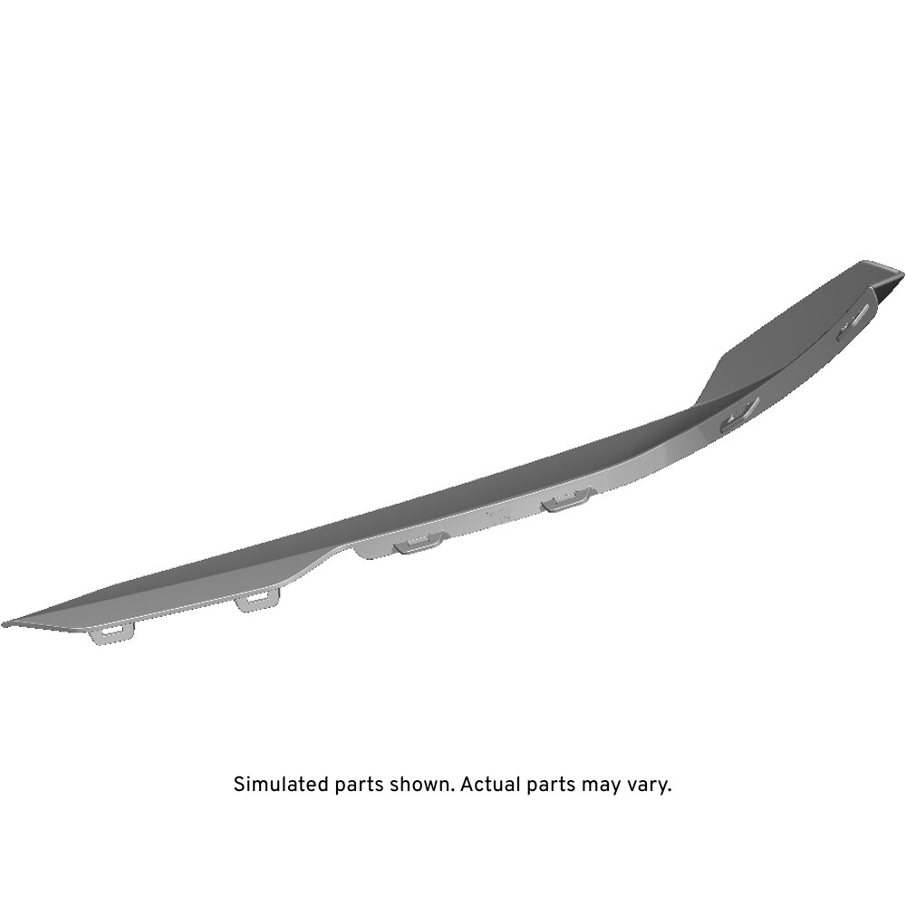 GM Genuine Parts Front Passenger Side Bumper Fascia Outer Air Deflector