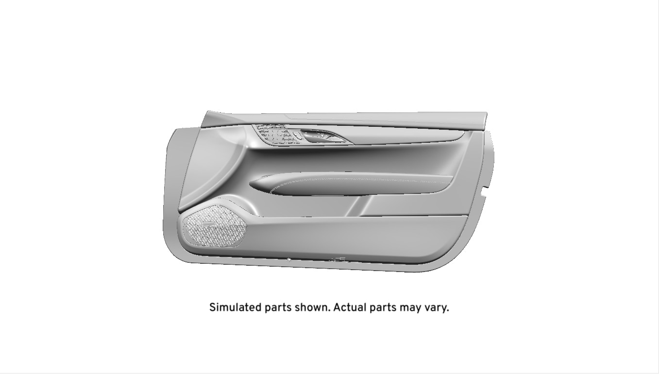 GM Genuine Parts Light Platinum Front Passenger Side Door Trim