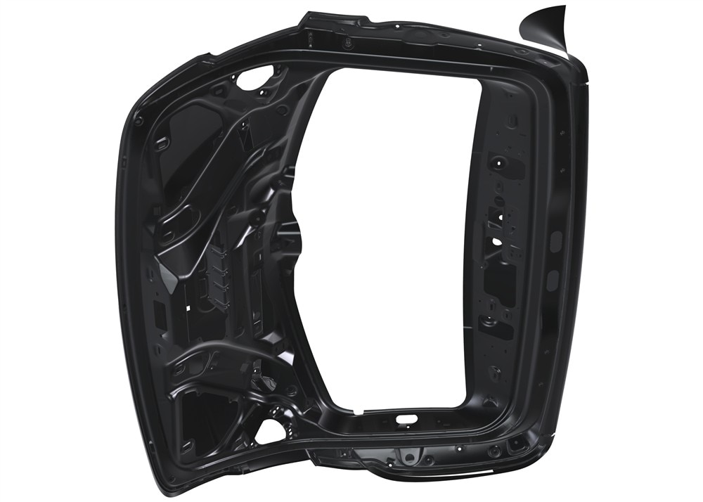 GM Genuine Parts Liftgate with Reinforcements, Tail Lamp Pockets, Bracket, Plate, and Studs