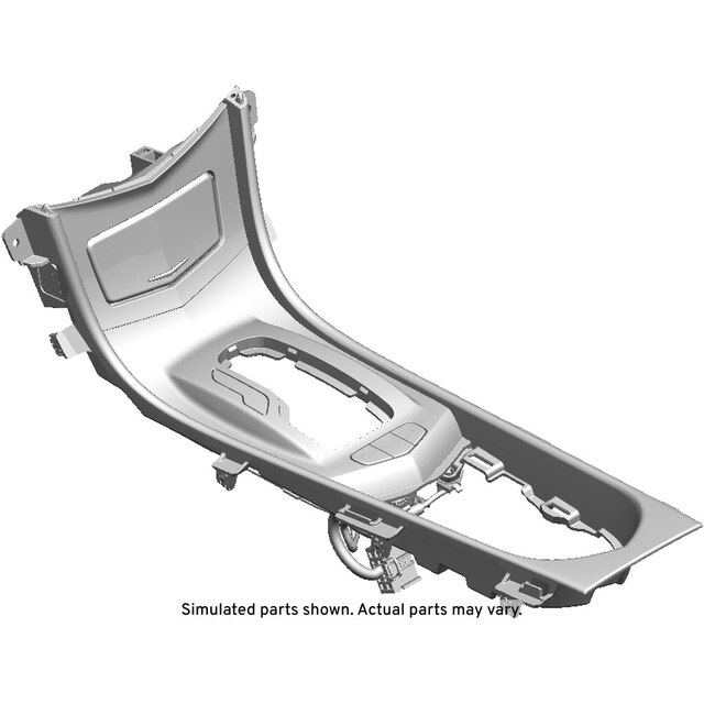 GM Genuine Parts Piano Black Front Floor Console Trim Plate