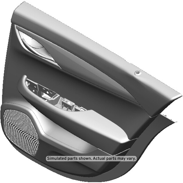 GM Genuine Parts Jet Black Rear Passenger Side Door Trim