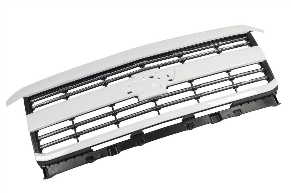 GM Genuine Parts Summit White Front Grille with Clips, Nuts, and Bolts
