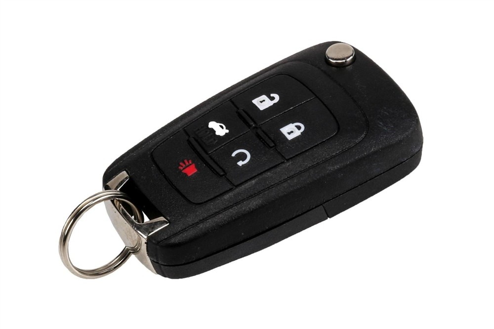 GM Genuine Parts Folding Key with 5 Button Transmitter and Bowtie Logo (Programming Required)
