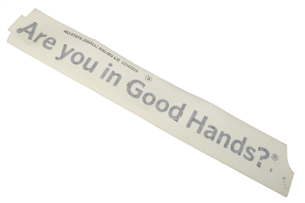 GM Genuine Parts Deck Lid Allstate Good Hands Decal (Small)