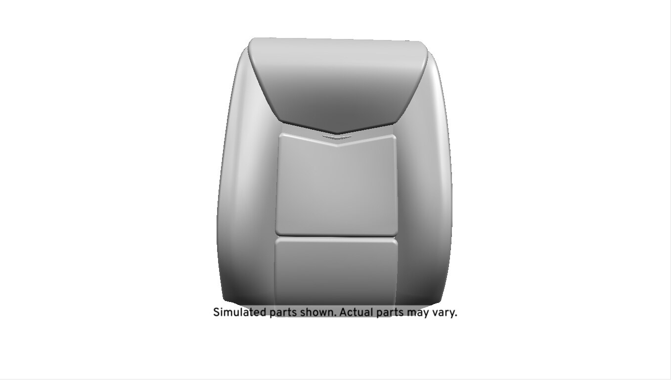 GM Genuine Parts Jet Black Passenger Seat Back Cover