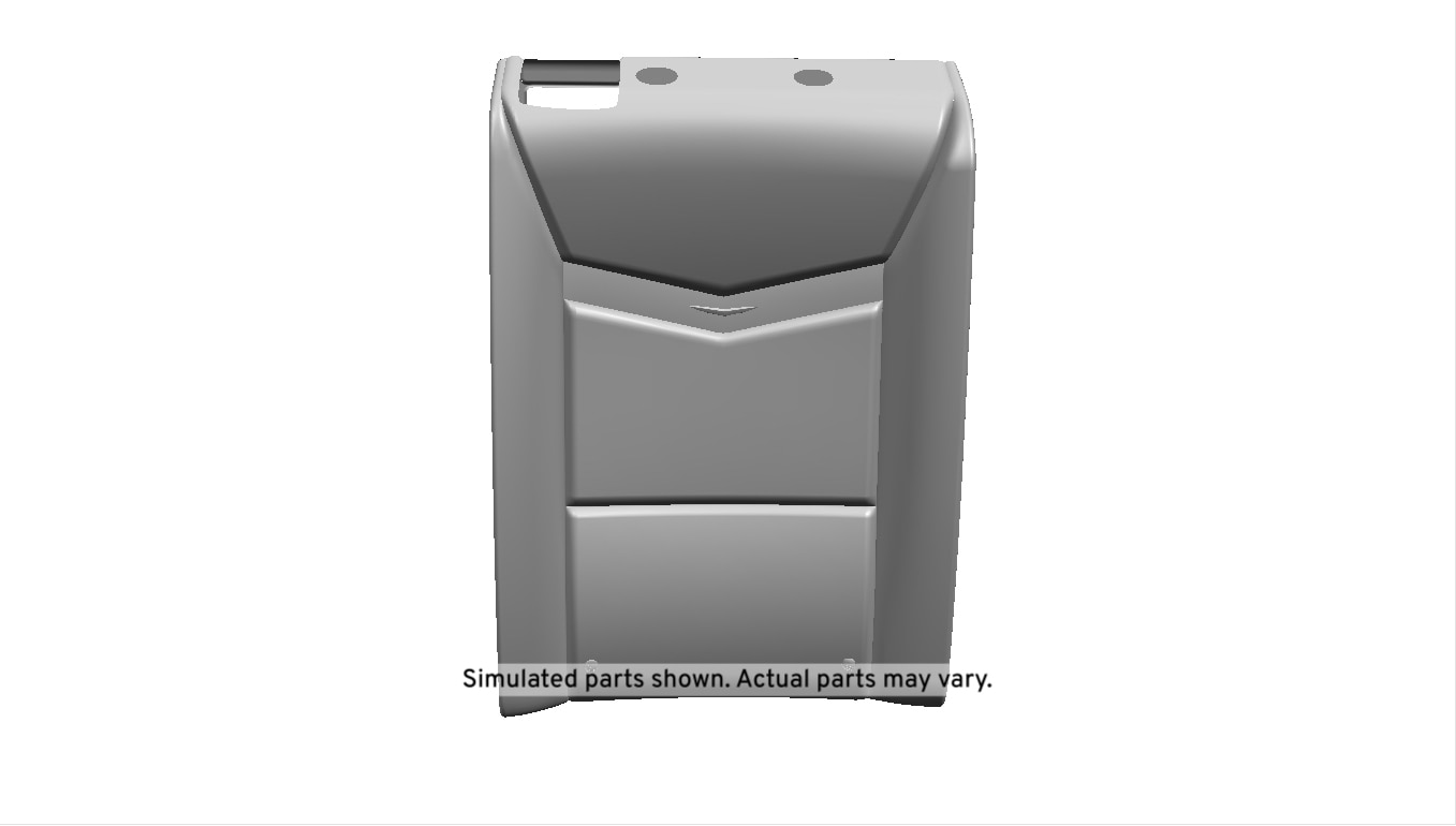 GM Genuine Parts Medium Titanium Rear Passenger Side Seat Back Cushion Cover