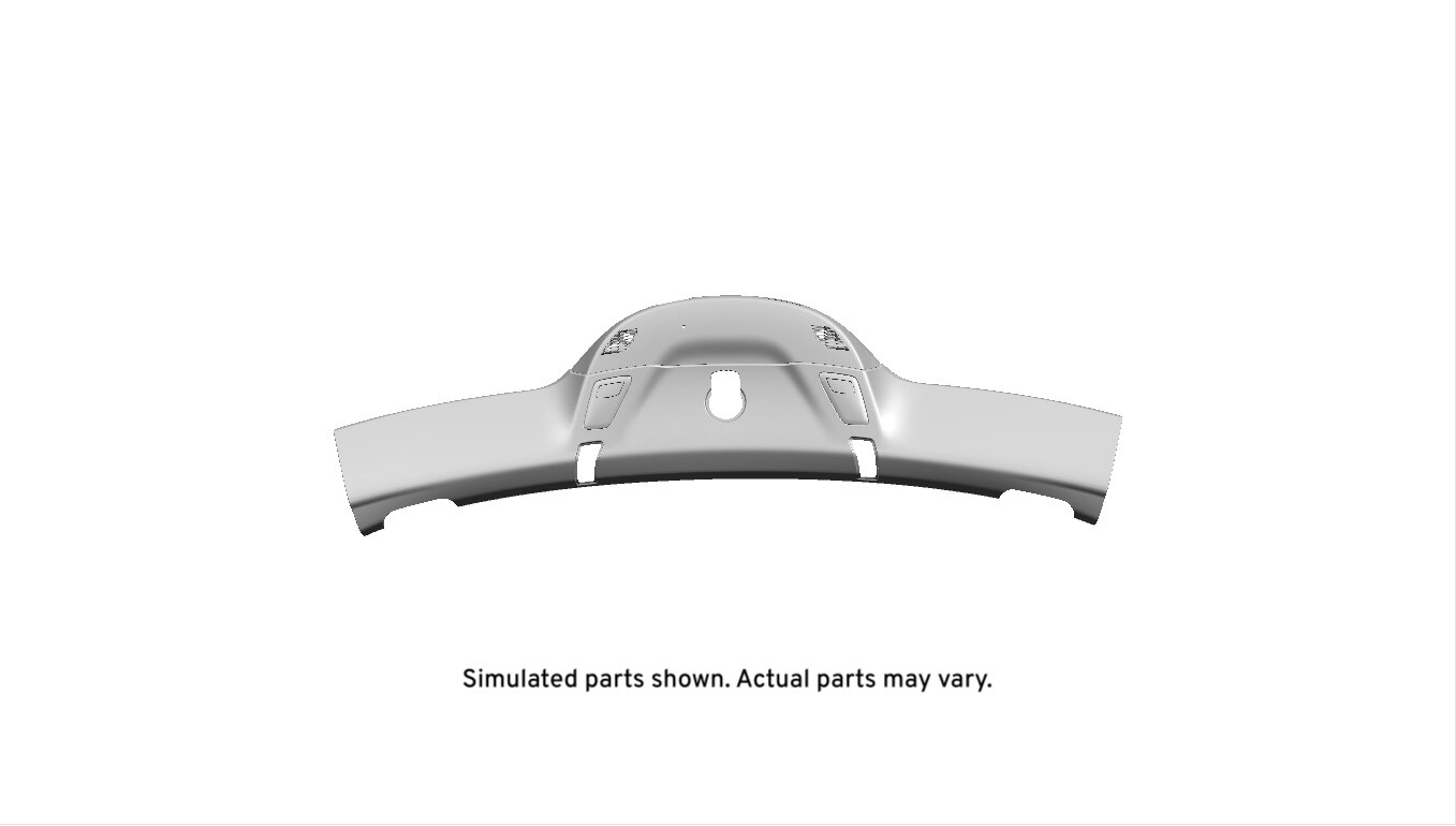 GM Genuine Parts Light Ash Gray Windshield Upper Garnish Molding
