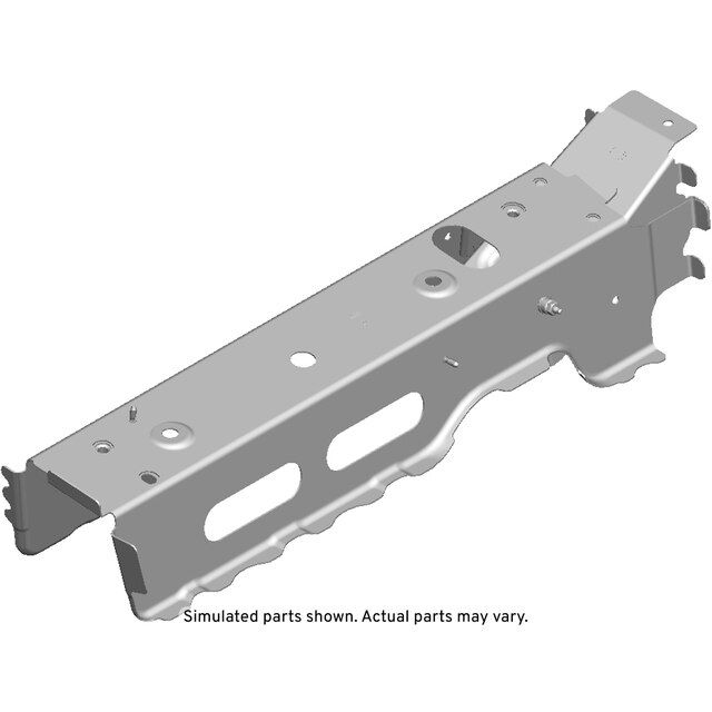 GM Genuine Parts Passenger Side Floor Panel Crossmember with Reinforcements, Studs, and Nuts