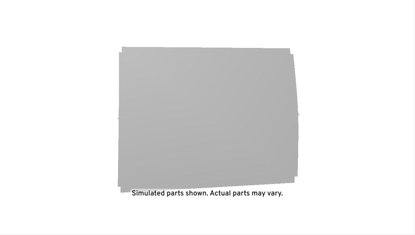 GM Genuine Parts Fusion Gray Metallic Deck Lid Decal