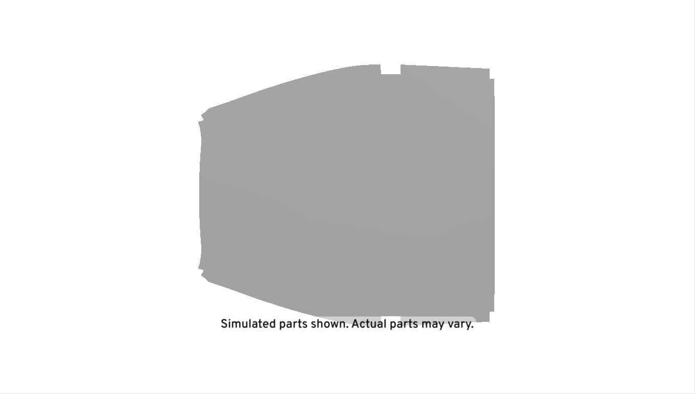 GM Genuine Parts Fusion Gray Metallic Folding Top Stowage Compartment Lid Decal
