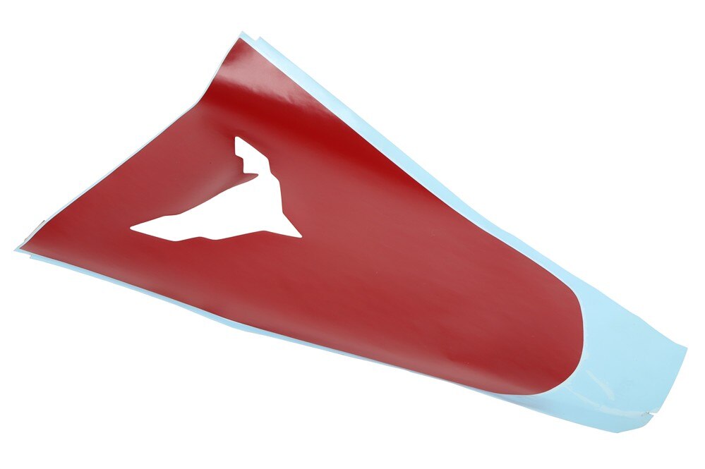 GM Genuine Parts Torch Red Folding Top Stowage Compartment Panel Decal