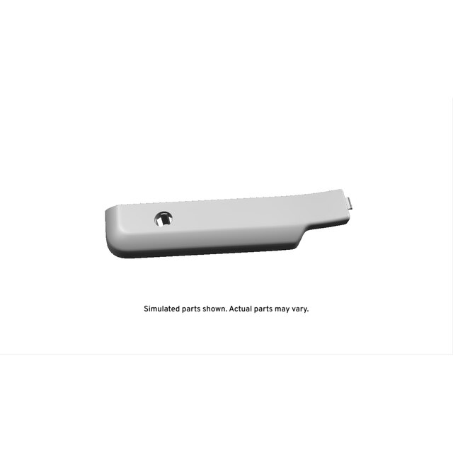 GM Genuine Parts Dark Galvanized Cool Rear Passenger Side Seat Outer Hinge Finish Cover