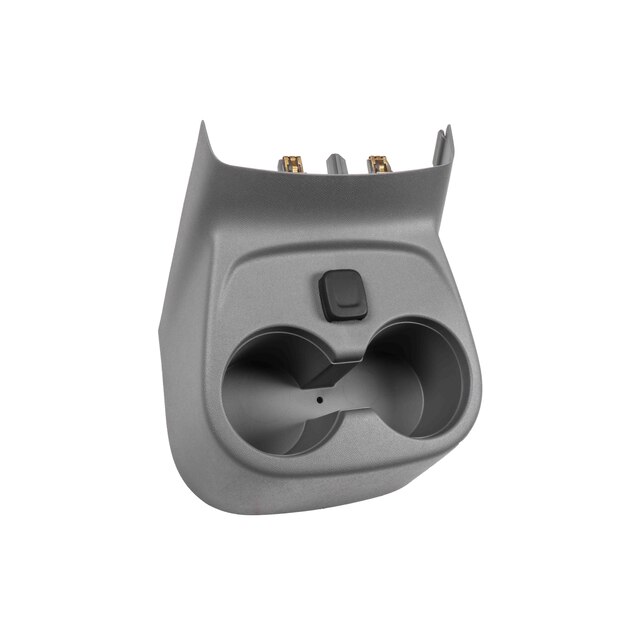 GM Genuine Parts Dark Ash Gray Front Floor Console Rear Cup Holder