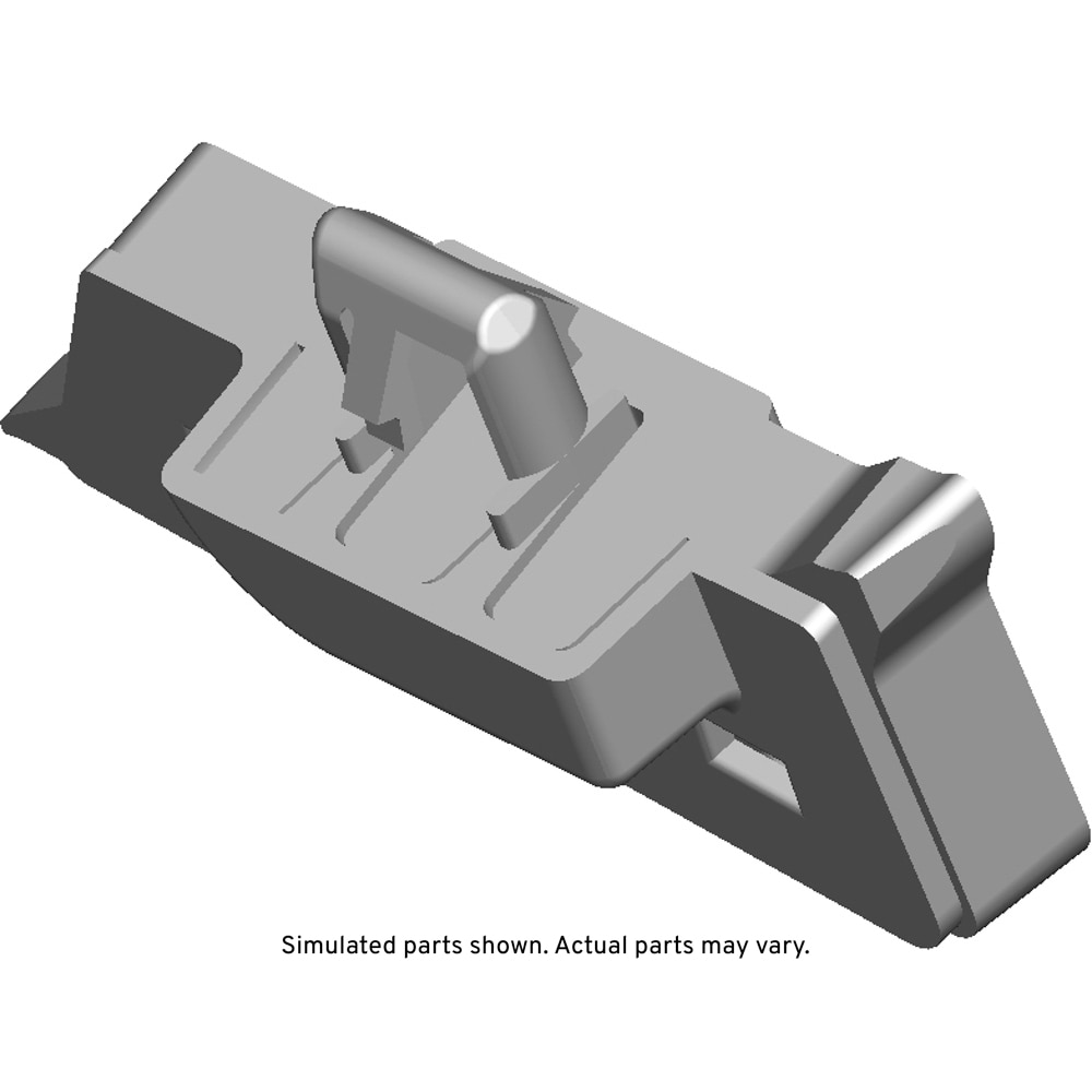 GM Genuine Parts Passenger Side Body Rear Lower Baffle Plate