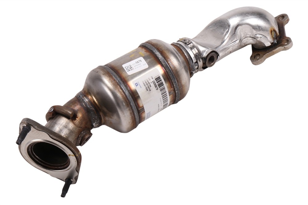GM Genuine Parts Driver Side 3-Way Catalytic Converter with Flanges, Bushings, Gasket, and Studs
