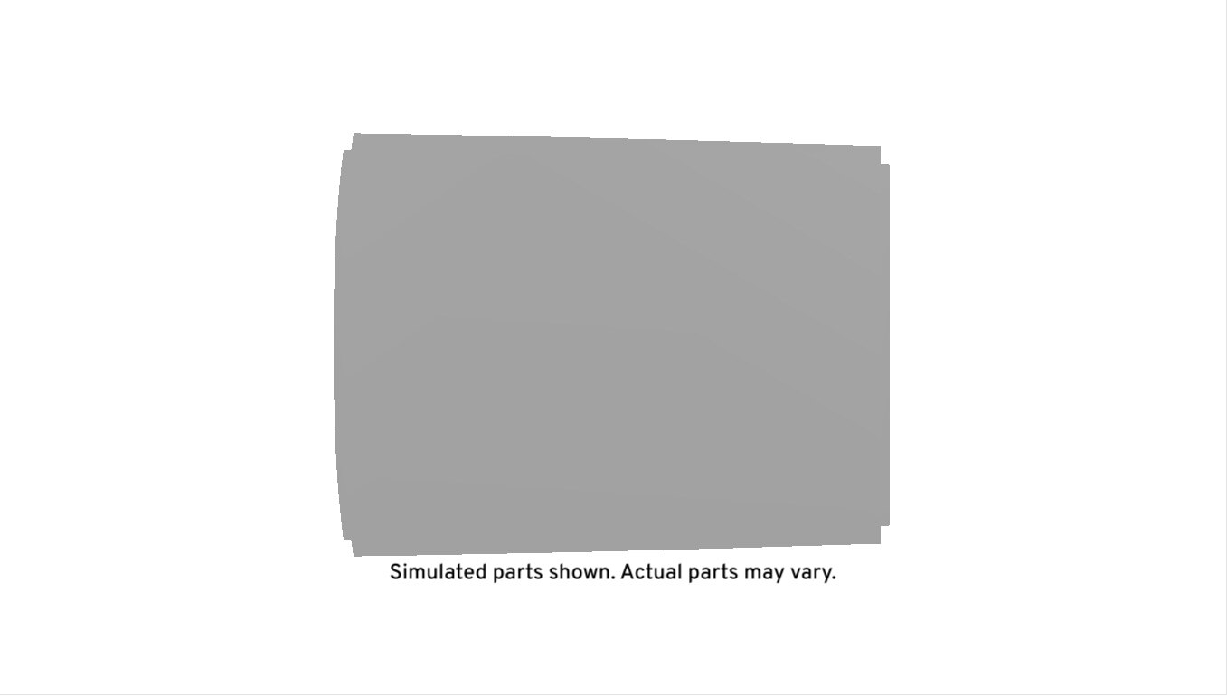 GM Genuine Parts Fusion Gray Metallic Roof Panel Front Decal