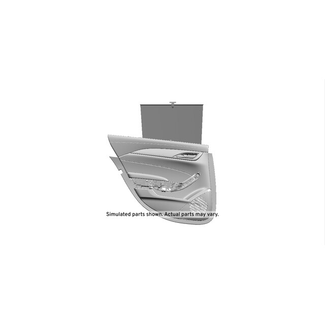 GM Genuine Parts Jet Black Rear Driver Side Door Trim