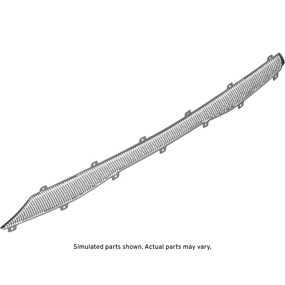 GM Genuine Parts Black Rear Bumper Cover Center Grille